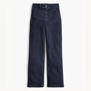 J. Crew Factory denim bootcut stretch trousers, size 28 petite, EUC